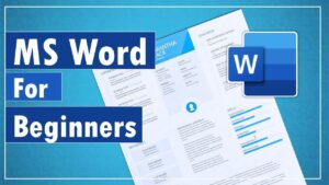 Read more about the article Learning Microsoft Word for Beginners
