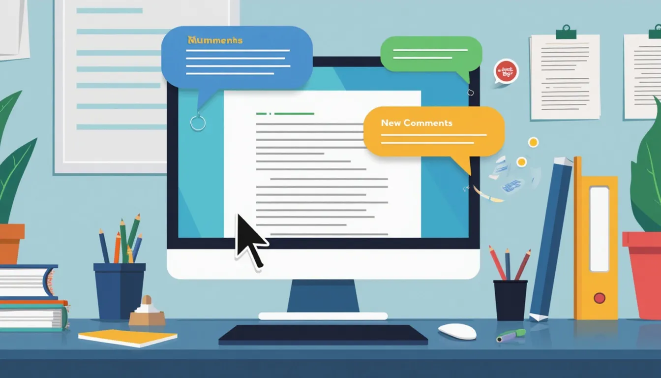 Using comments and suggestions in Microsoft Word