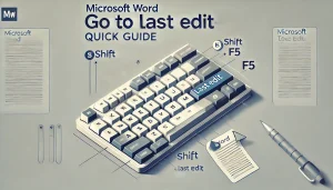 Read more about the article Quick Guide: Microsoft Word Go to Last Edit Shortcut