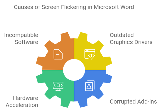 microsoft word screen flickering
