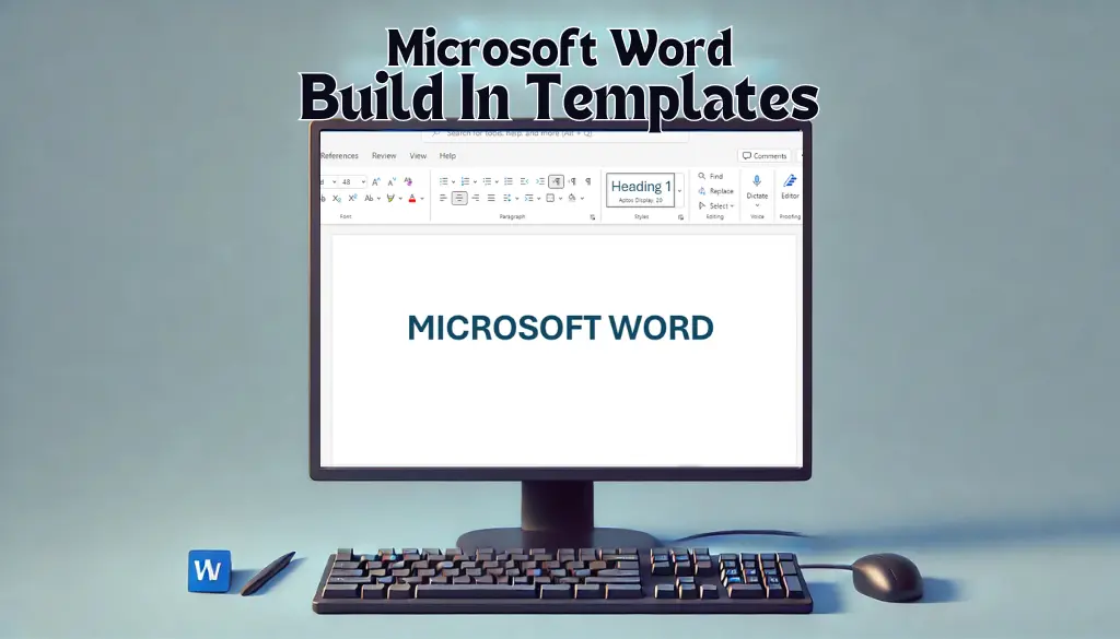 You are currently viewing Microsoft Word Built-In Templates: Quick and Easy Guide