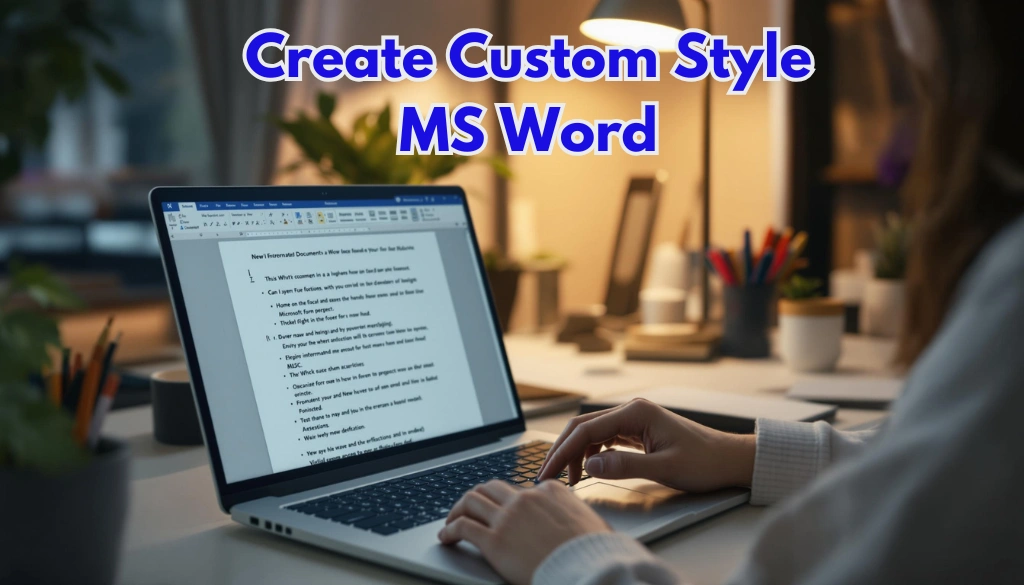 Read more about the article How to Create Custom Styles in MS Word: A Simple Guide to Improve Your Documents