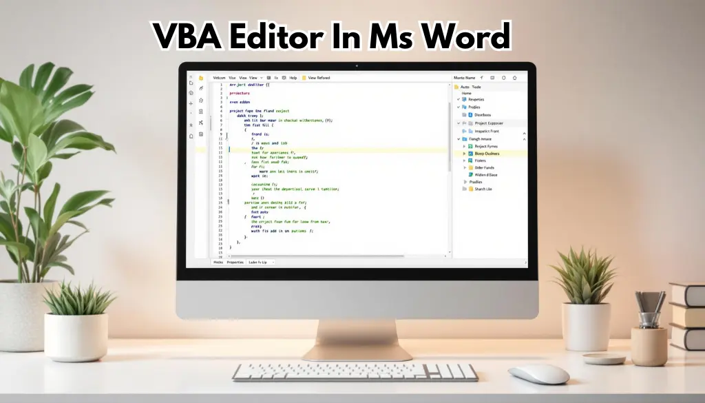 Read more about the article Master the VBA Editor in MS Word: Automate Your Workflow Quickly and Easily