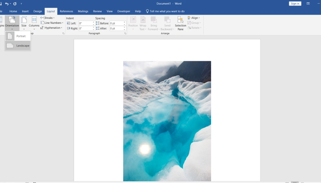 Step-by-Step Guide to Change Page Orientation