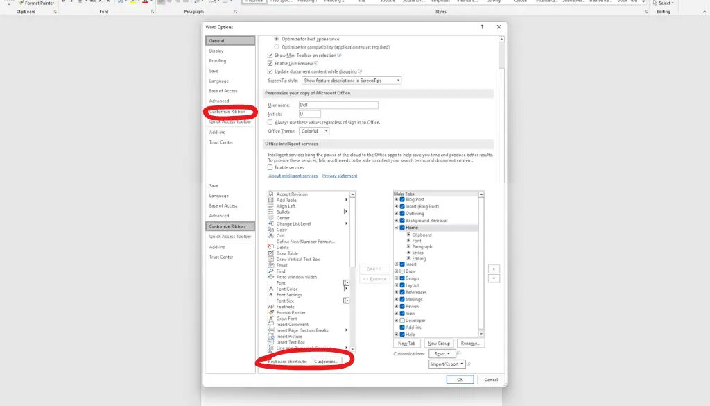 Assign the Macro to a Keyboard Shortcut