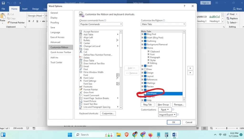 How to Access the VBA Editor in MS Word