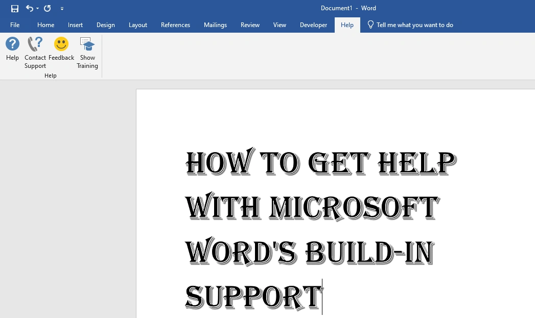 Read more about the article How to Get Help with Microsoft Word’s Build-In Support: Your Easy Guide