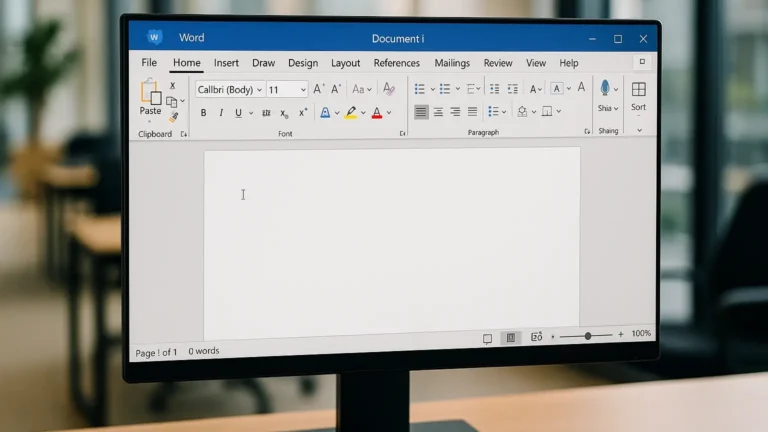 How to Create a New Document in Microsoft Word