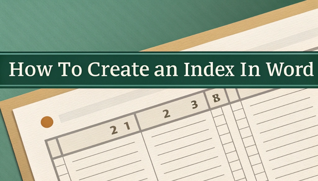 Read more about the article How To Create an Index in Word Especially For Long Document