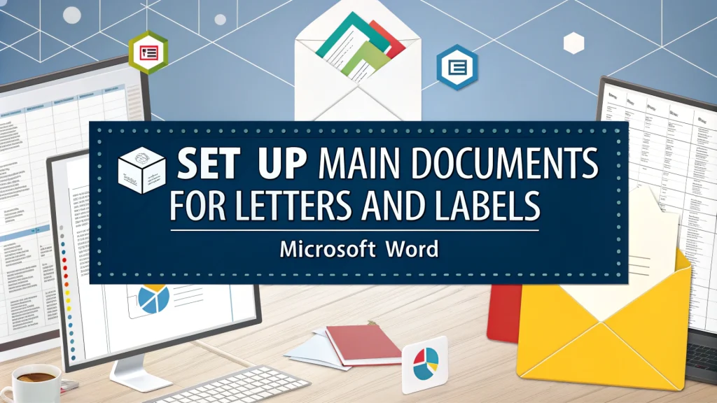 Set Up Main Documents for Letters and Labels