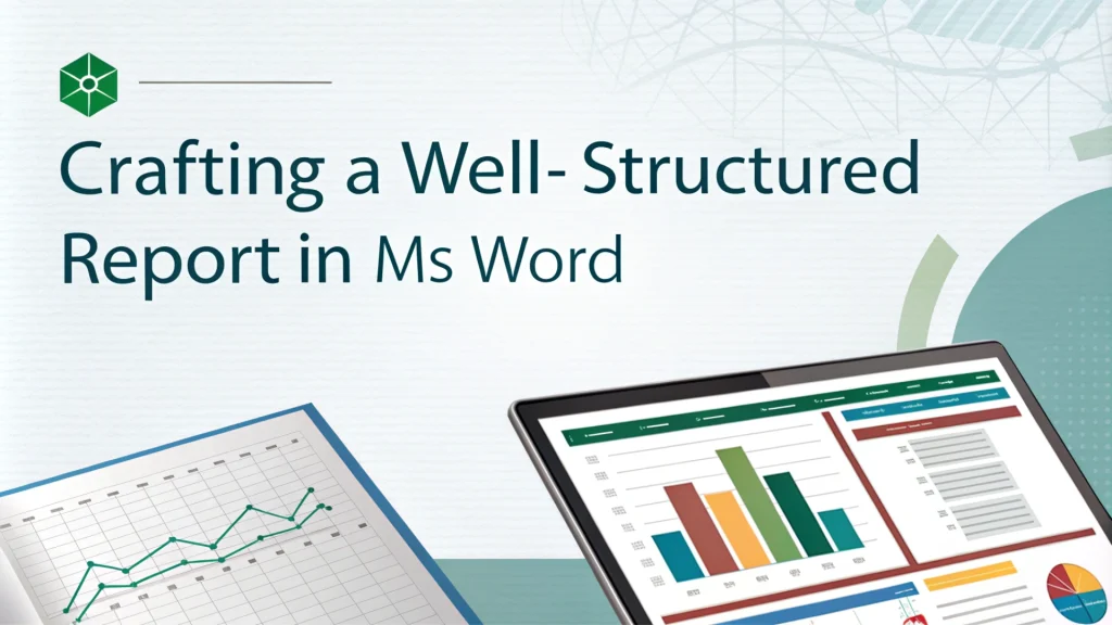 Crafting a well-structured report in MS Word