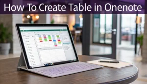 Read more about the article Creating Tables in OneNote: Your Guide to Organized Notes