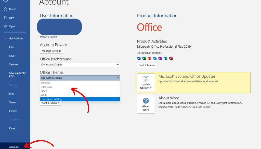 Why Is My Microsoft Word Black