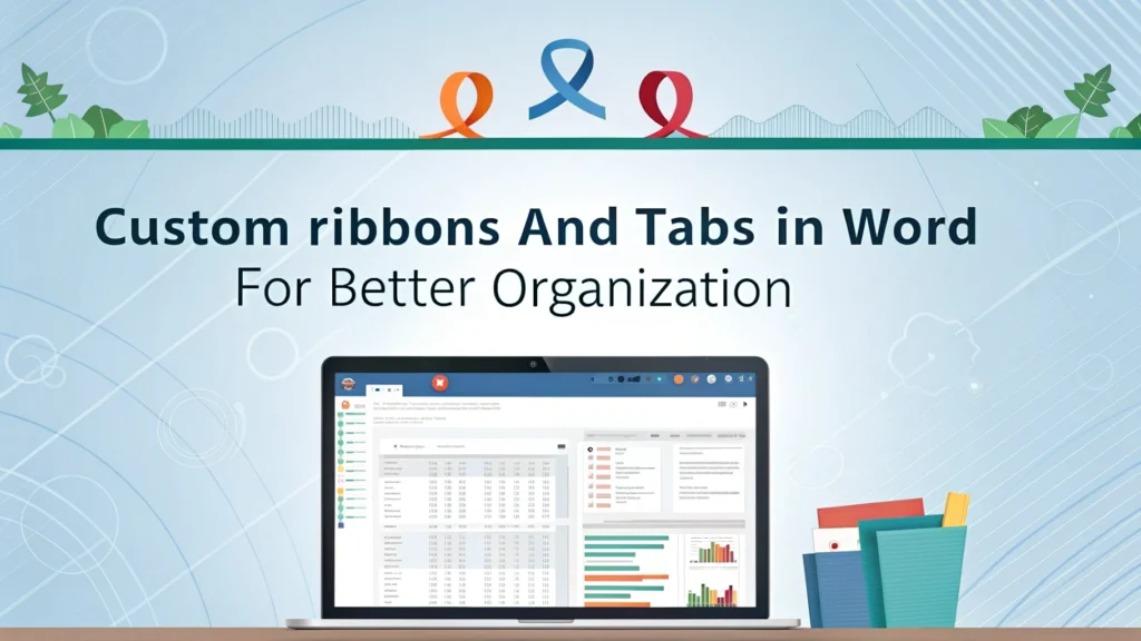 How to Create Custom ribbons and Tabs in Word for Better Organization