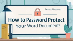 Read more about the article How to password protect your Word documents