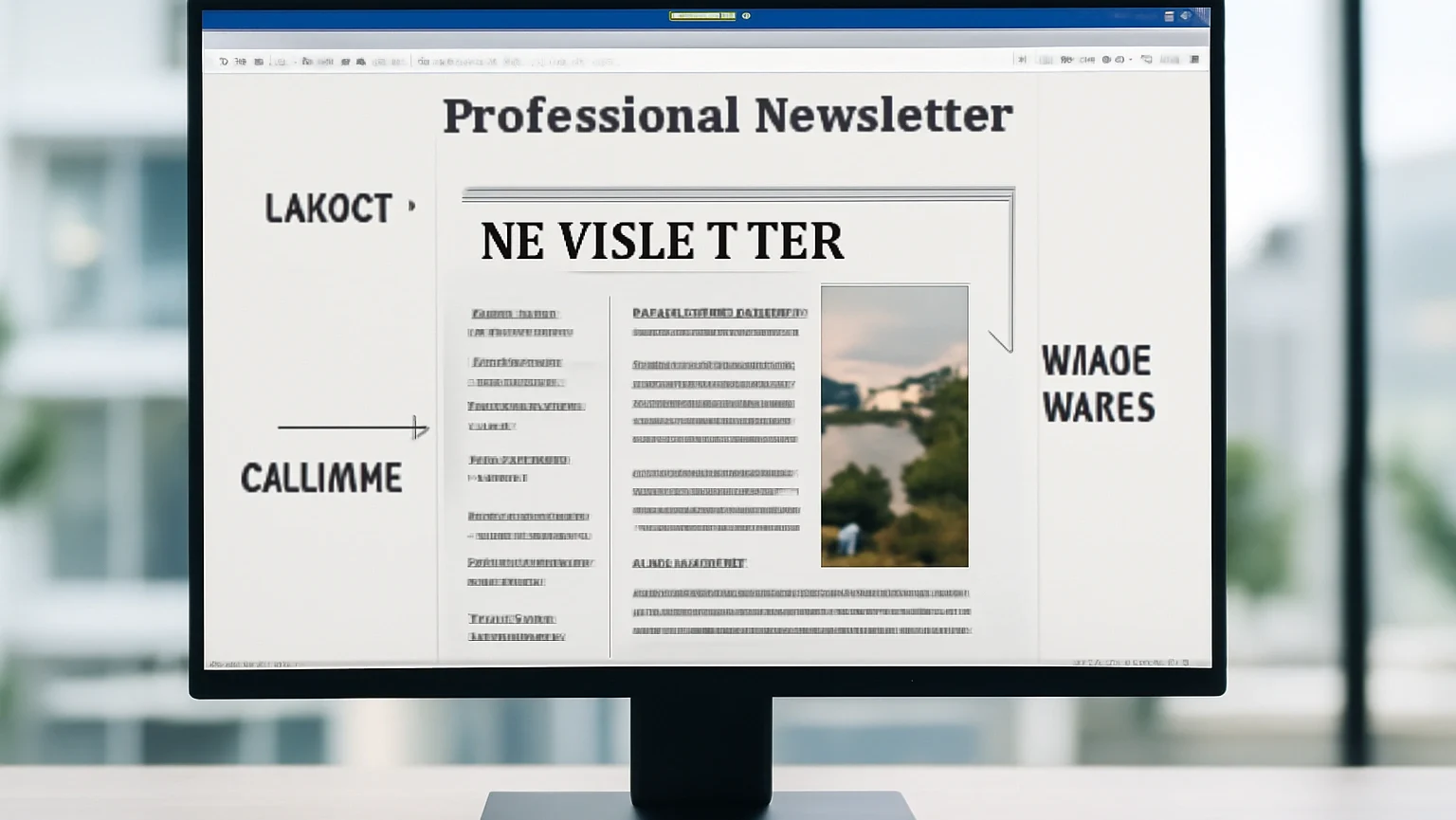 Read more about the article Crafting Professional Newsletters in Word: Layout, Columns & Image Wraps