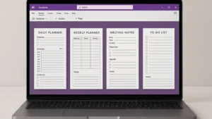 Read more about the article OneNote Templates & Page Layouts: 10 Designs You’ll Actually Use