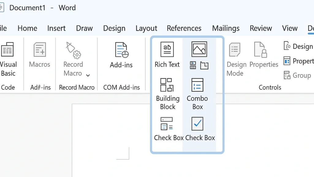 Building Interactive Forms with Content Controls & XML Mapping in Word