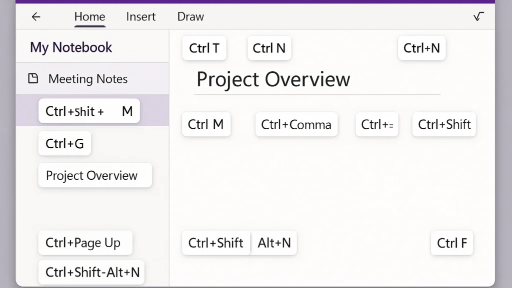 OneNote Keyboard Shortcuts