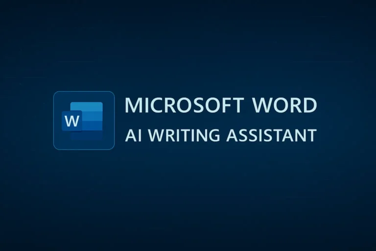 Microsoft Word AI Writing Assistant
