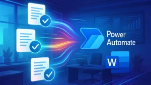 Read more about the article Simplify Your Workflow: Power Automate and Word Integration