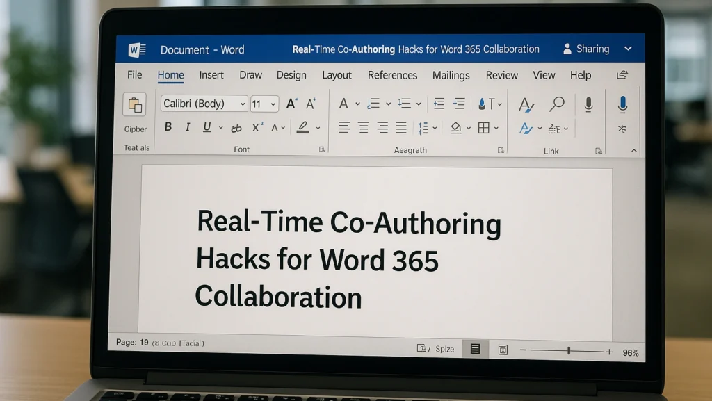 Word 365 Co-Authoring Hacks for Real-Time Collaboration