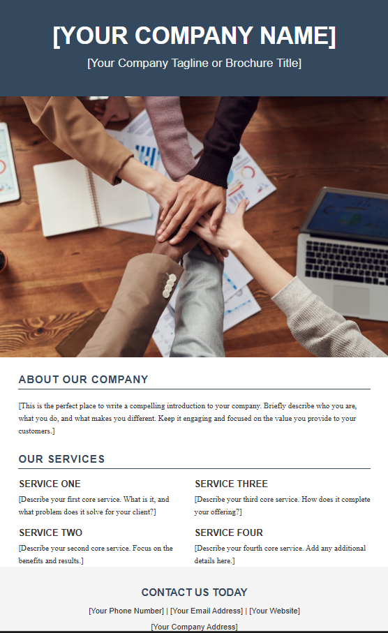 free Business Brochure Template