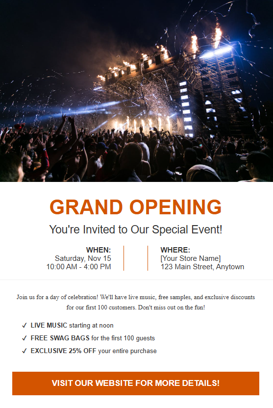 free Event Flyer Template