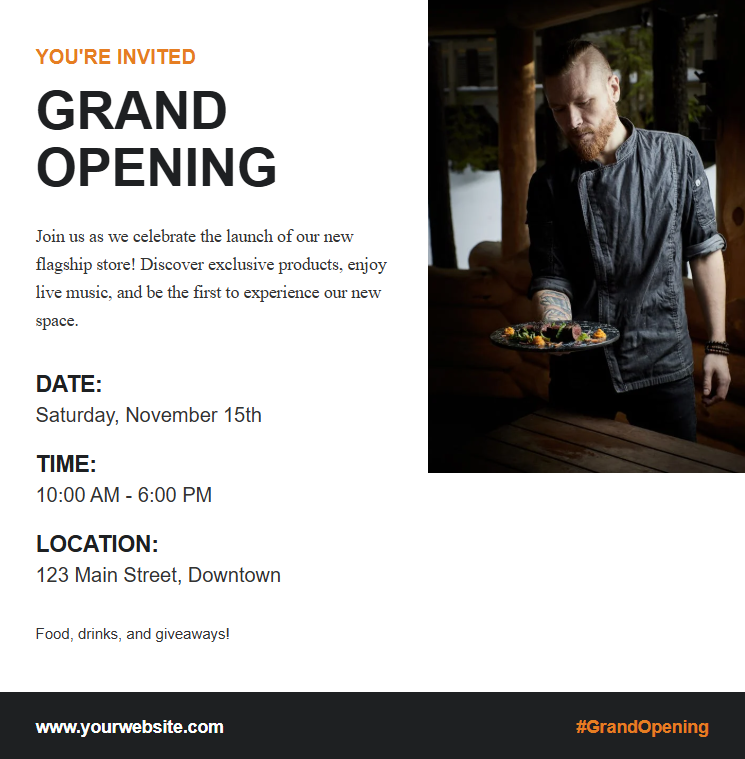 free Modern Event Flyer Template