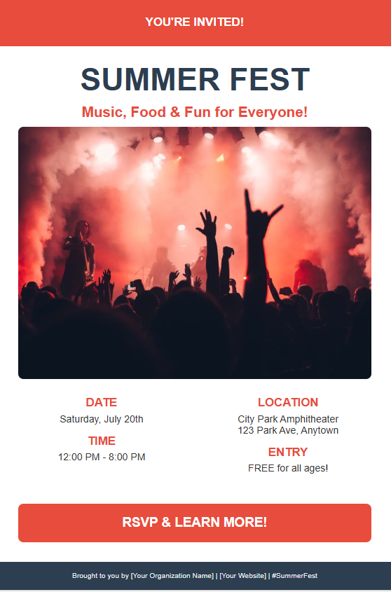 free Vibrant Flyer Template